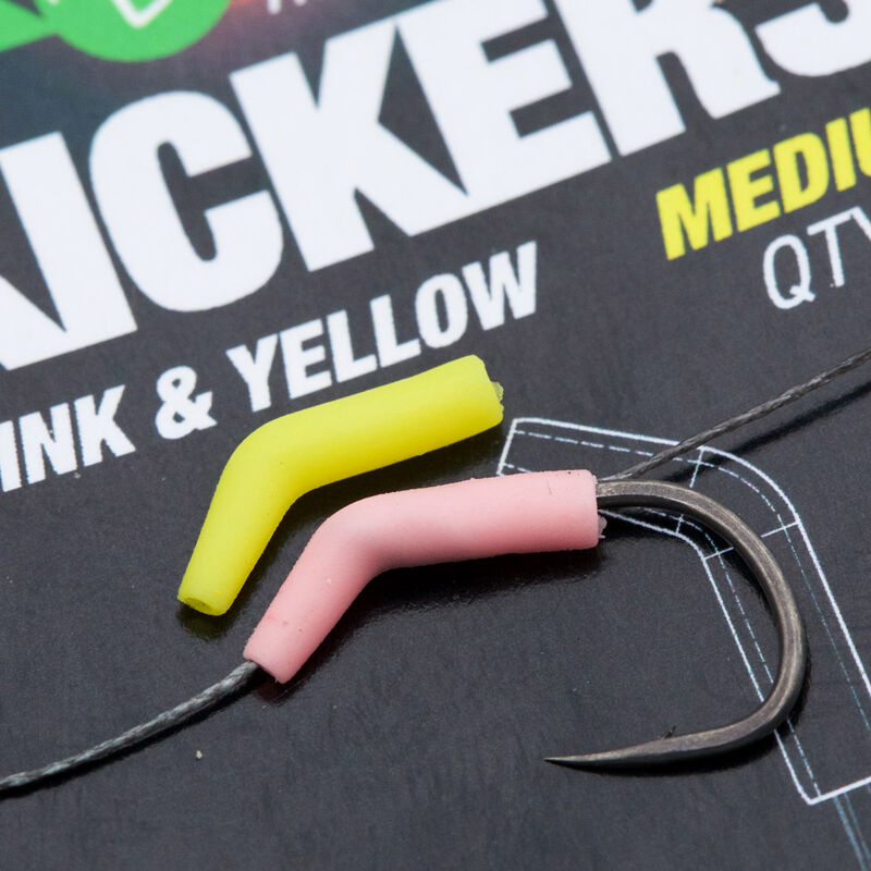 Aligneur de ligne carpe korda kickers jaune/rose (x10) - Aligneurs de ligne | Pacific Pêche