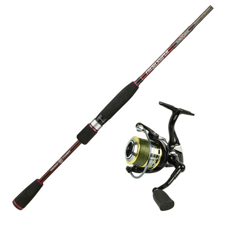 Ensemble Spinning Sakura 2.13m, 5-20g + Alendo 2004 Fd + Tresse 0.12mm - Packs et ensembles | Pacific P&ecirc;che