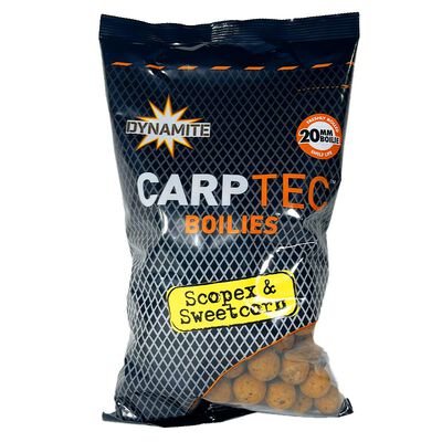Bouillettes Dynamite Baits CarpTec Scopex & Sweet Corn 900g - Denses | Pacific P&ecirc;che