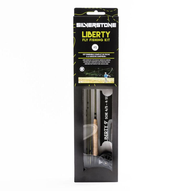 Pack mouche silverstone liberty kit 9' soie 4/5 - Packs | Pacific Pêche