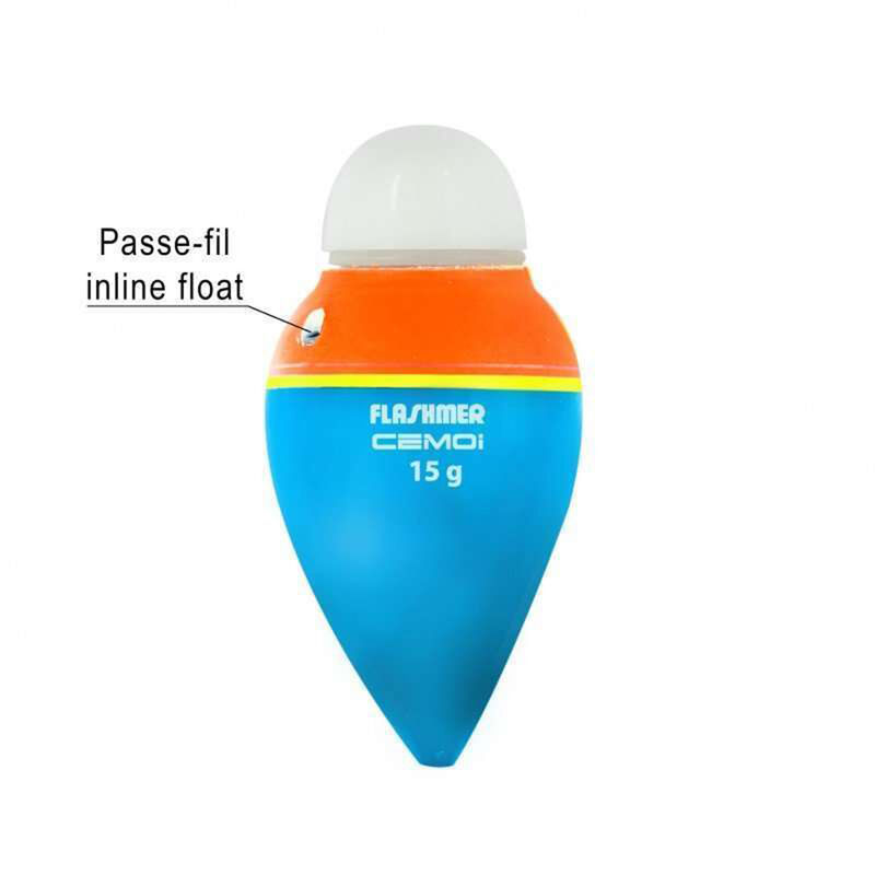 Flotteur Electrique FLASHMER Cemoi Vert/Rouge - Flotteurs | Pacific P&ecirc;che