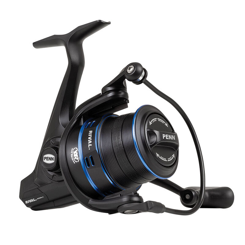 Moulinet surfcasting penn rival longcast  blue taille 6000 - Moulinets tambour Fixe | Pacific P&ecirc;che