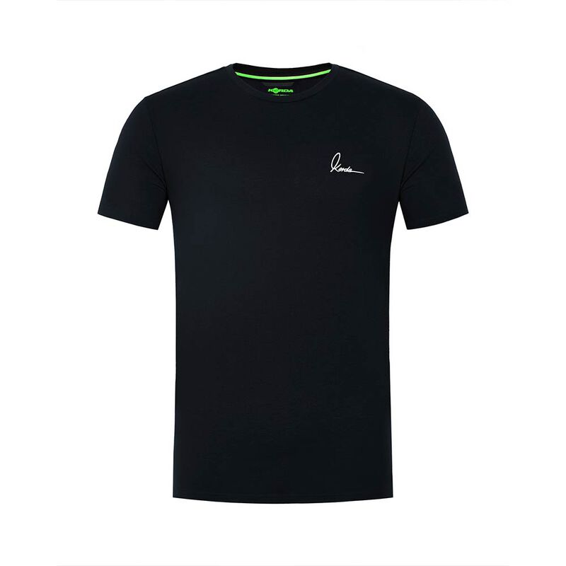 Tee-Shirt Korda Minimal Tee Black - T-shirts manches courtes | Pacific P&ecirc;che