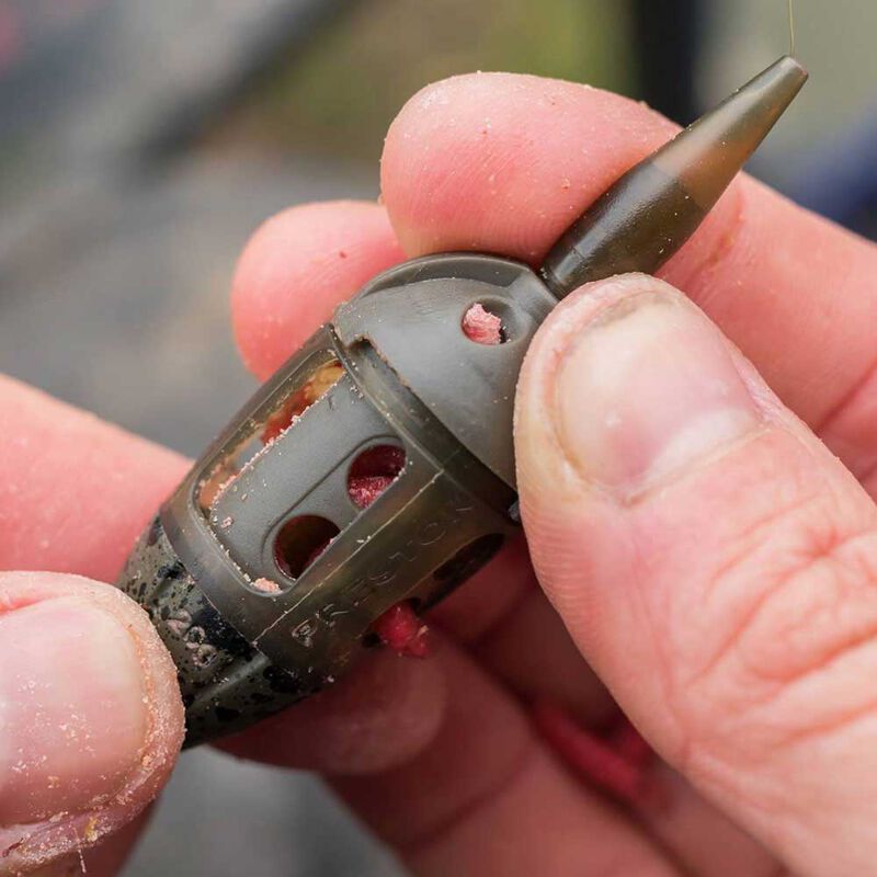 Cage feeder coup preston ics in-line maggot feeder small - Cages | Pacific P&ecirc;che