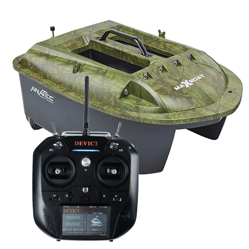 Bateau Amorceur Anatec Maxboat Oak + Brushless + T&eacute;l&eacute;commande DE-SR07 - Bateaux Amorceurs | Pacific P&ecirc;che