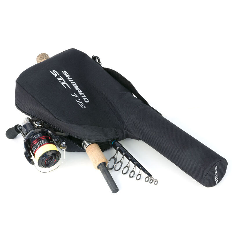 Canne t&eacute;lescopique carnassier shimano stc mini telespin 240 m 2.40m 10-30g - Cannes Medium | Pacific P&ecirc;che