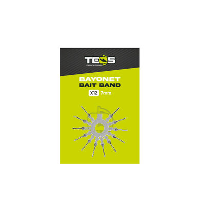 Bayonet Bait Band 7 mm Teos x12 - Acc. de montage feeder | Pacific P&ecirc;che