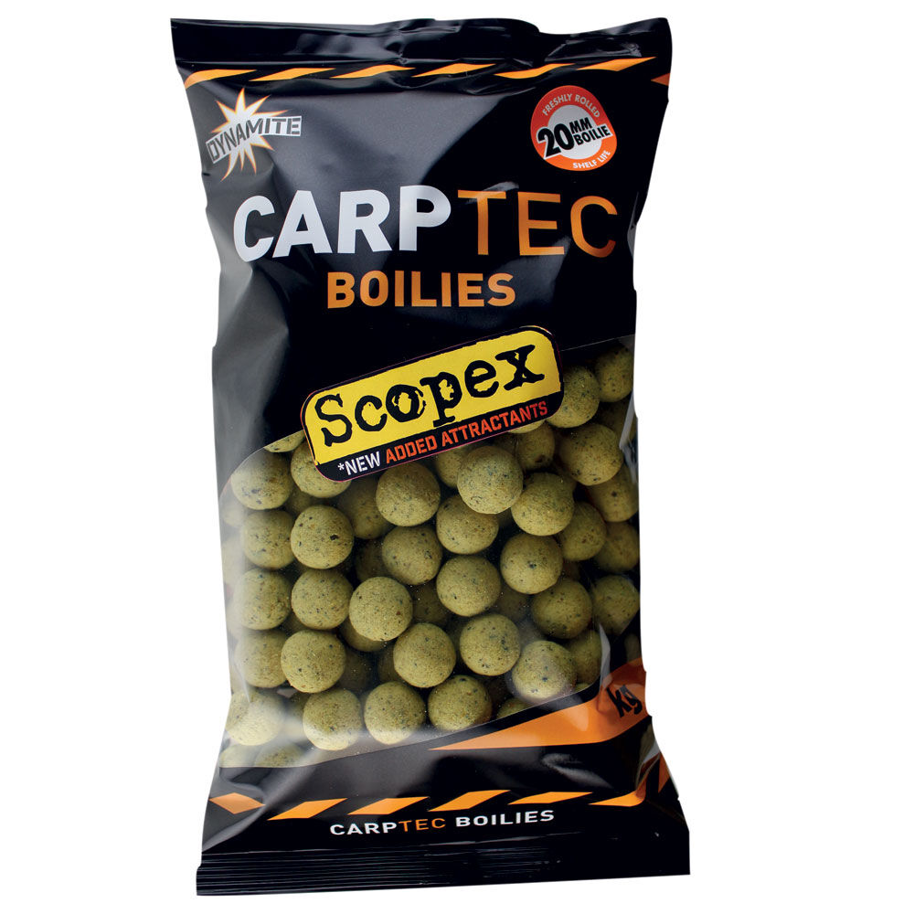 Bouillettes Dynamite Baits Carptec Scopex - Vanille – 1,8 Kg, Diamètre 15 Mm, Pour La Pêche à La Carpe - 13