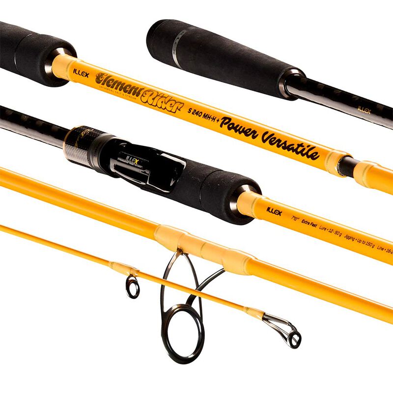 Canne Illex Element Rider X5 S 240 MH -H+ Power V - Cannes bateau | Pacific P&ecirc;che