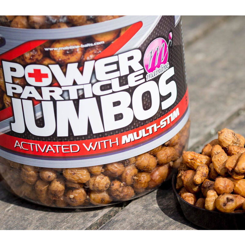 Graines cuites carpe mainline jumbo tigers with added multi-stim 3l - Pr&ecirc;tes &agrave; l'emploi | Pacific P&ecirc;che