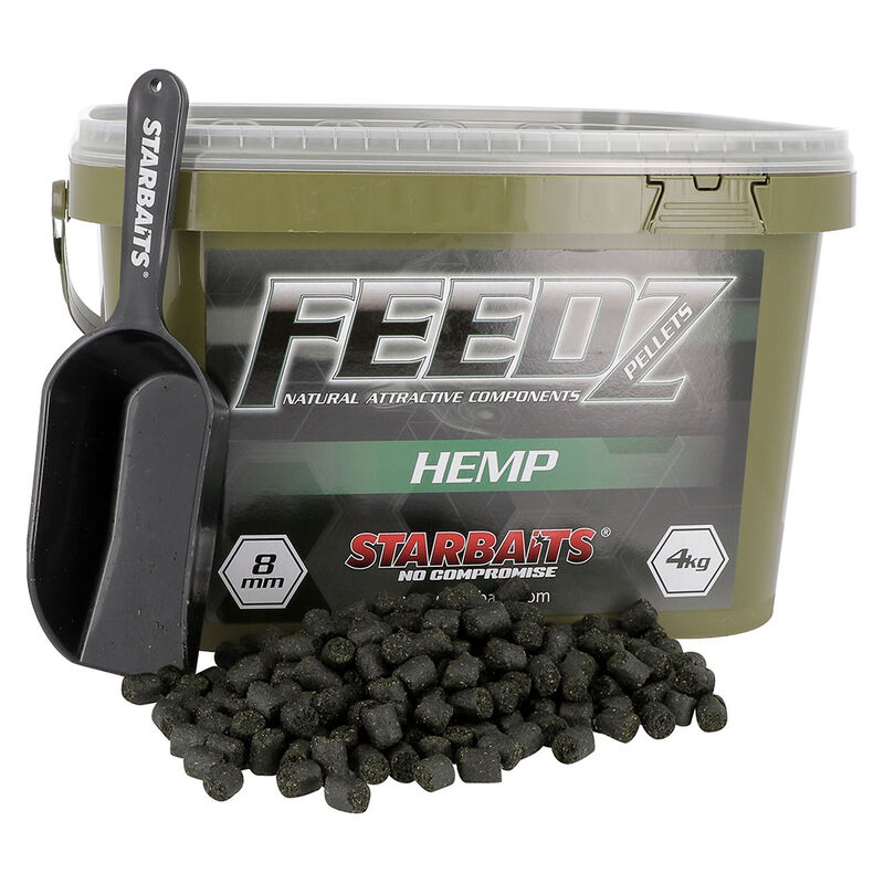 Pellets d'amor&ccedil;ages carpe starbaits feedz hemp 8mm - Amor&ccedil;ages | Pacific P&ecirc;che