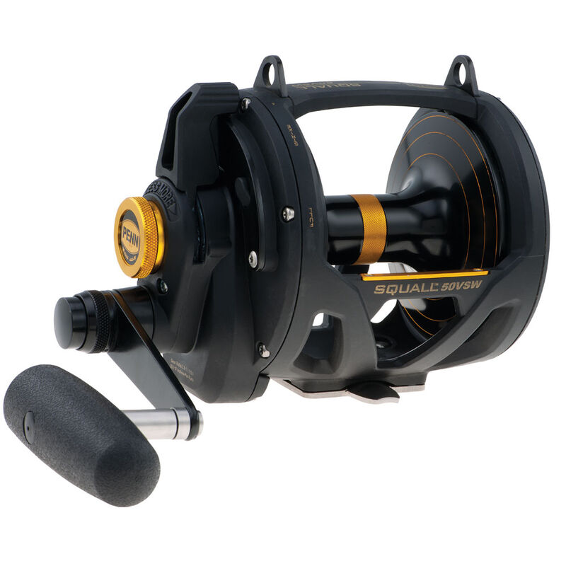 Moulinet Traine Penn Squall 30vsw lever drag - Moulinets tambour Tournant | Pacific Pêche