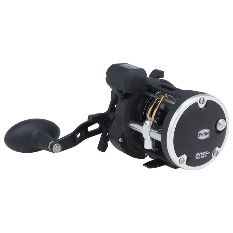 Moulinet PENN Rival Level Wind - Pour Pêche Lourde En Mer - Jig, Épave, Requin - Cadre Graphite Et Aluminium