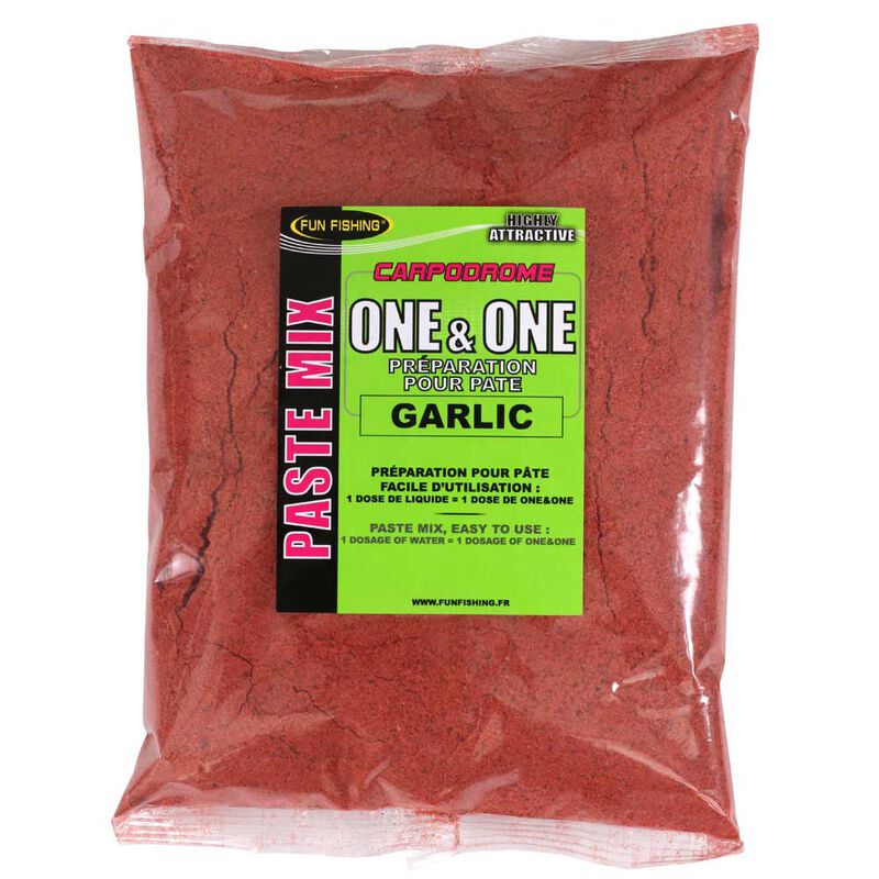 Pâte d'eschage coup fun fishing one and one garlic 500g - Pâtes D'eschage | Pacific Pêche