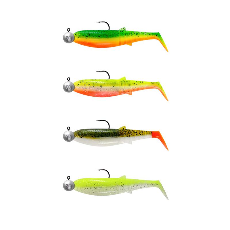 Kit Leurre souple + TP Savage Gear Cannibal Shad 8cm (x4) - Shads | Pacific P&ecirc;che