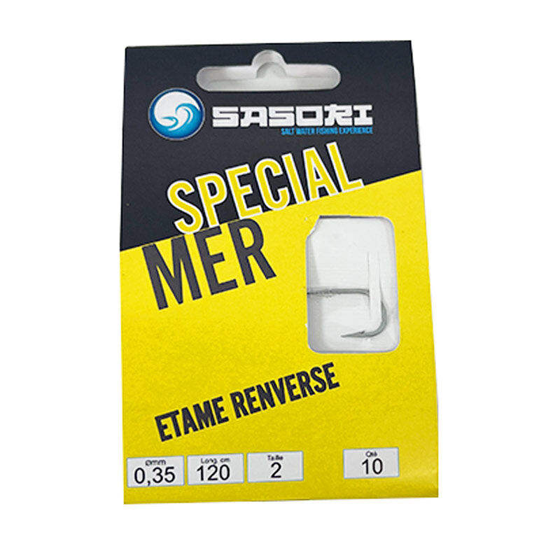 Hameçons Montés Sasori Special Mer Etamé Renversé 120cm (x10) - Hameçons Montés | Pacific Pêche