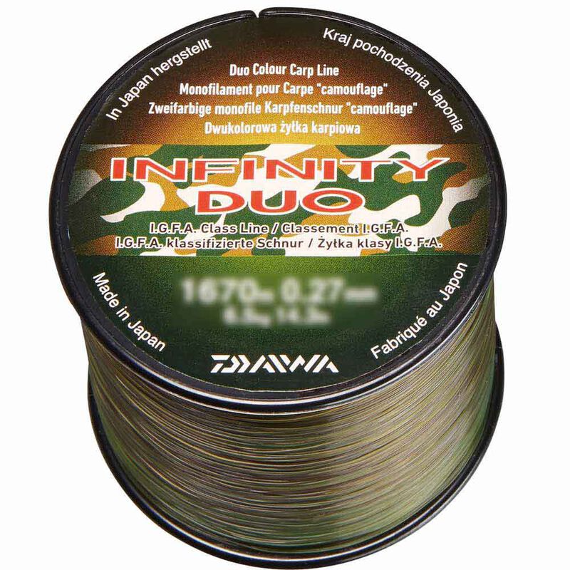 Nylon carpe daiwa infinity duo camo - Monofilament | Pacific Pêche