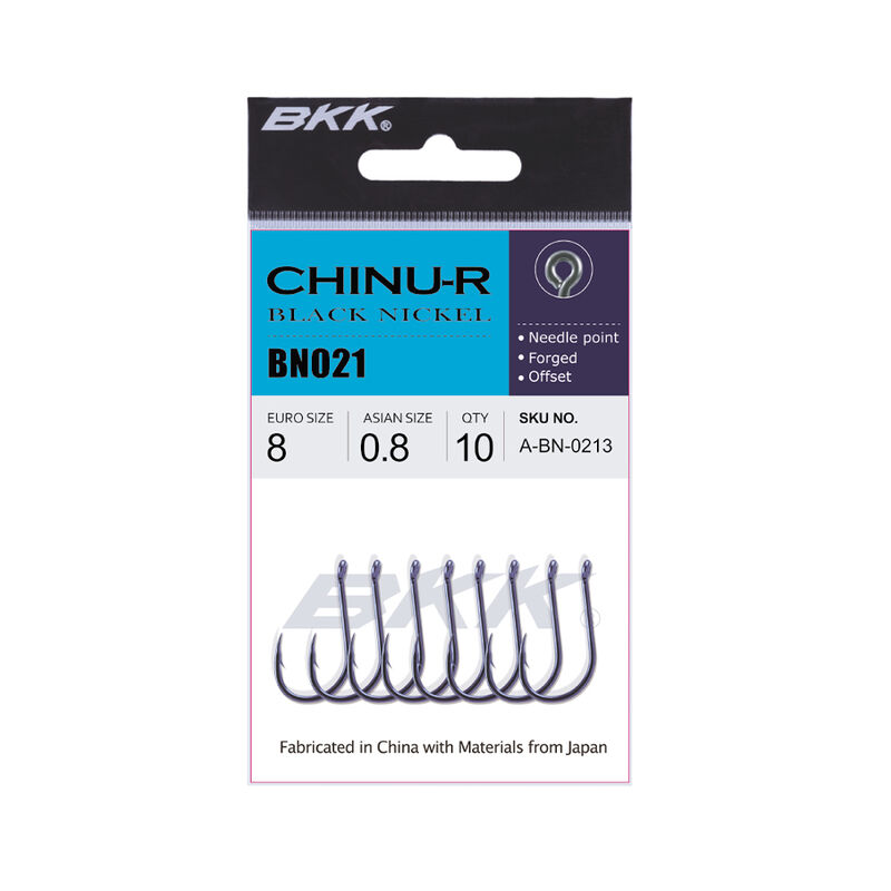 Hameçon Simple BKK Black Nickel à Oeillet - Simples | Pacific Pêche