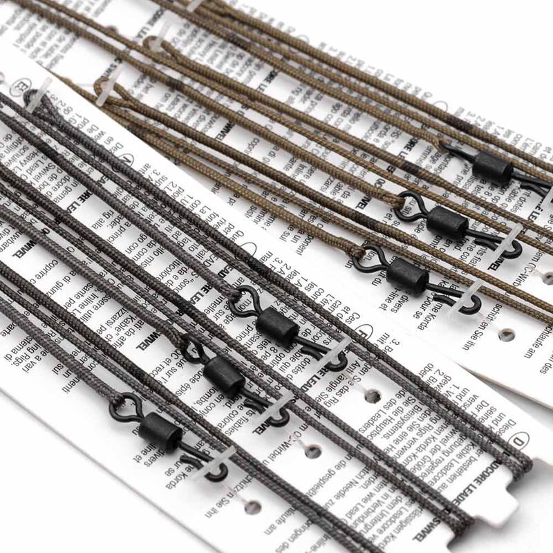 Leadcore Korda Kable Leadcore Leader QC Swivel  50cm - Leadcore | Pacific P&ecirc;che