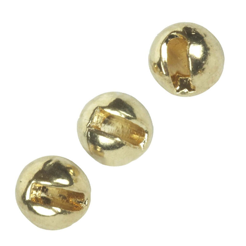 Billes en tungstene fendue or JMC (x25) de 2 mm &agrave; 3,8 mm - Billes | Pacific P&ecirc;che