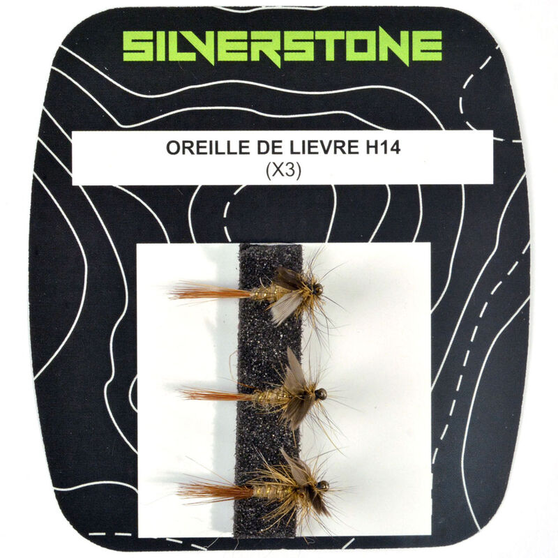 Seche parachute orange (prix pour 12 mouches) - Anglers Diet International Flies