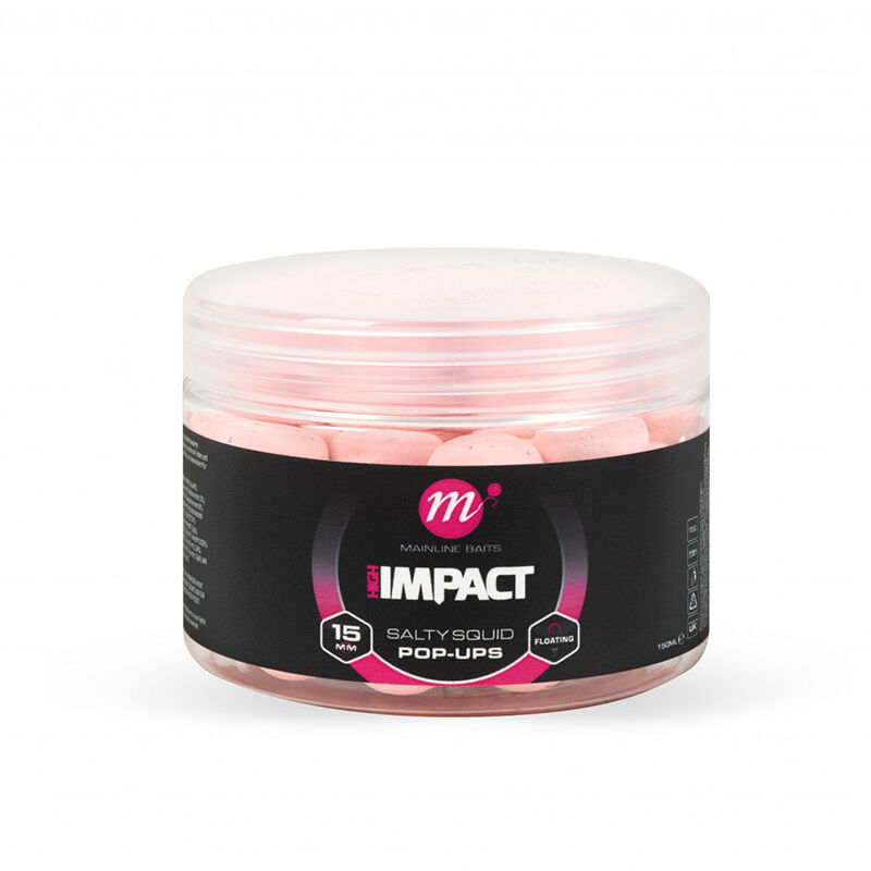 Pop-Ups Mainline Hi Impact Salty Squid 15 mm - Flottantes | Pacific P&ecirc;che