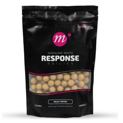 Bouillettes Mainline Response Milky Toffee 15 mm 450 g - Denses | Pacific P&ecirc;che
