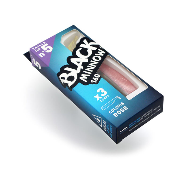 Leurre souple fiiish corps black minnow 160 16cm (x3) - Leurres souples | Pacific Pêche