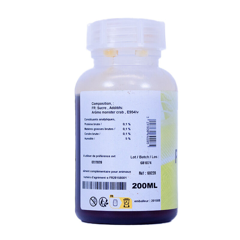 Booster Team Carpfishing Dip 200 ml Crabe - Boosters / dips | Pacific Pêche