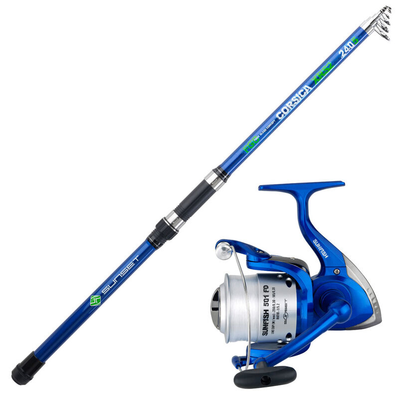 Ensemble bateau sunset corsica 2.10m + moulinet sunfish 501fd - Packs et ensembles | Pacific P&ecirc;che