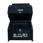 Panier de pêche au coup teos alu large 3 tiroirs avec dossier - Paniers | Pacific Pêche