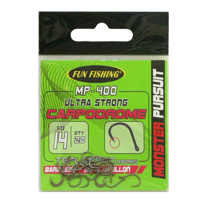 Hameçons coup fun fishing monster pursuit a oeillet sans ardillon mp400 (x20 - Hameçons non Montés à Oeillets | Pacific Pêche