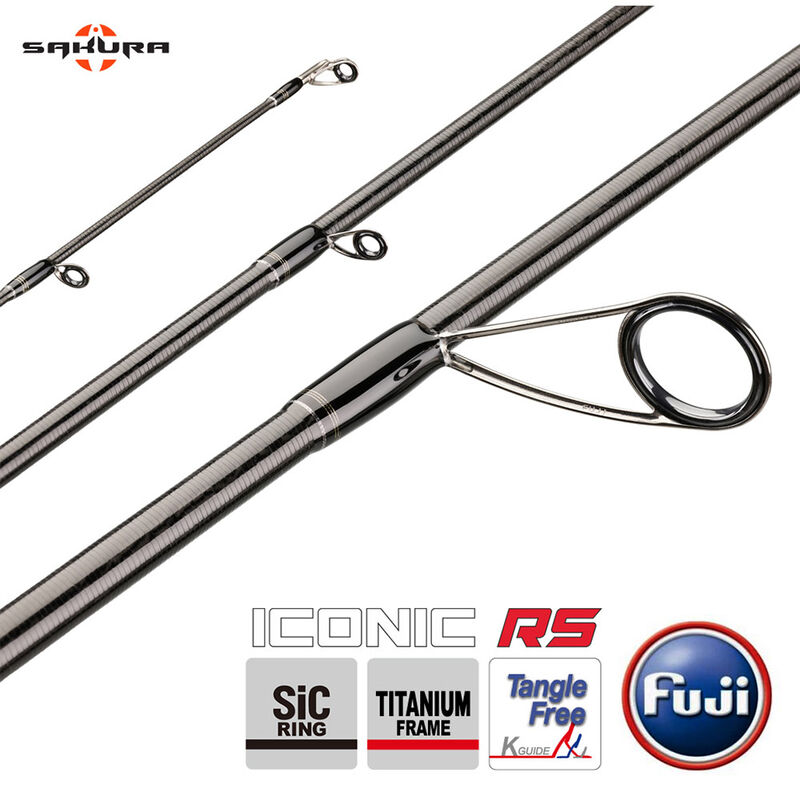 Canne Spinning Sakura Iconic RS Spinning ICRSS 802 ML+ Distance Finesse 2.44m, 5-14g - Cannes Spinning | Pacific Pêche