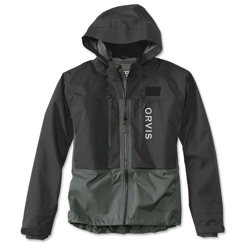 Veste pro wading jacket orvis (black/ash) coloris noir et cendre - Vestes/Gilets | Pacific P&ecirc;che