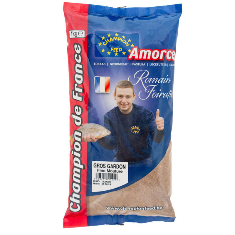 Amorce Champion Feed  Gros Gardon Fine Mouture  Champion De France 1kg - Amorces | Pacific P&ecirc;che