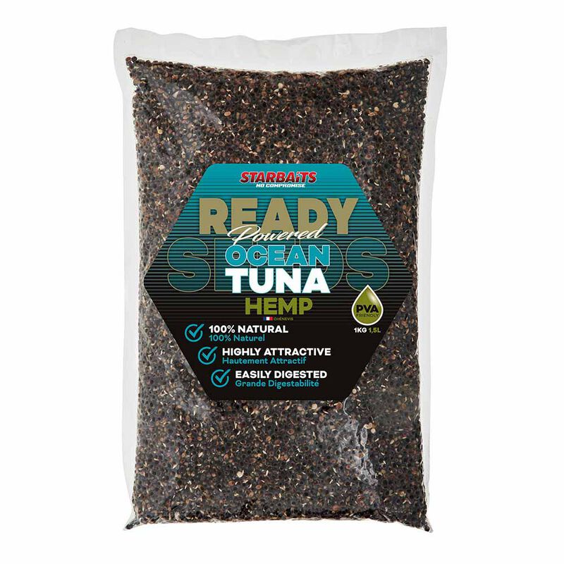 Graines Cuites Starbaits Ready Seed Ocean Tuna Hemp - Pr&ecirc;tes &agrave; l'emploi | Pacific P&ecirc;che
