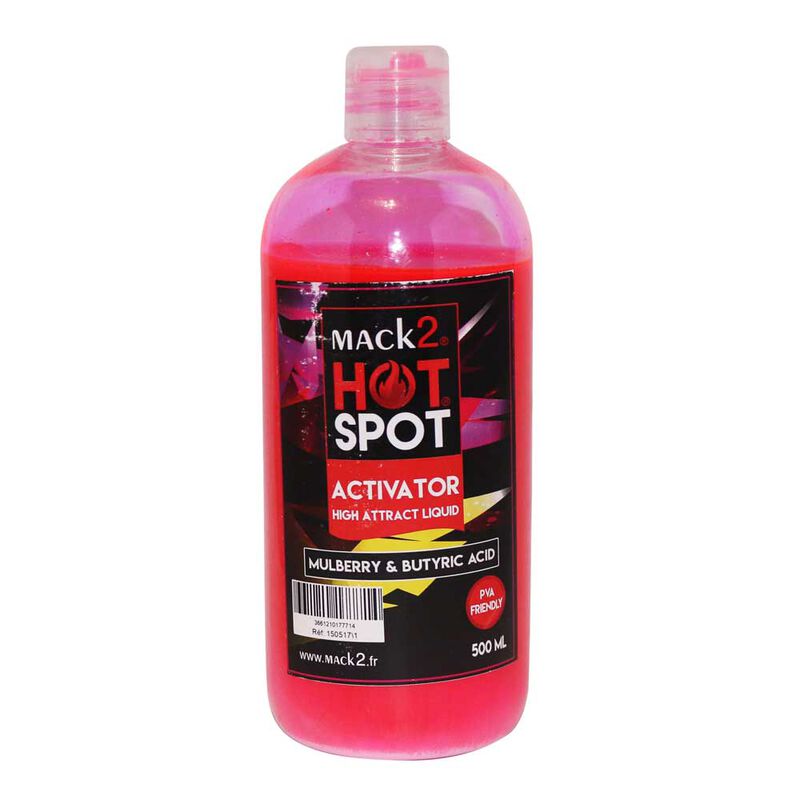 Booster carpe mack2 activator hot spot mulberry n'butyric 500ml - Boosters / dips | Pacific Pêche