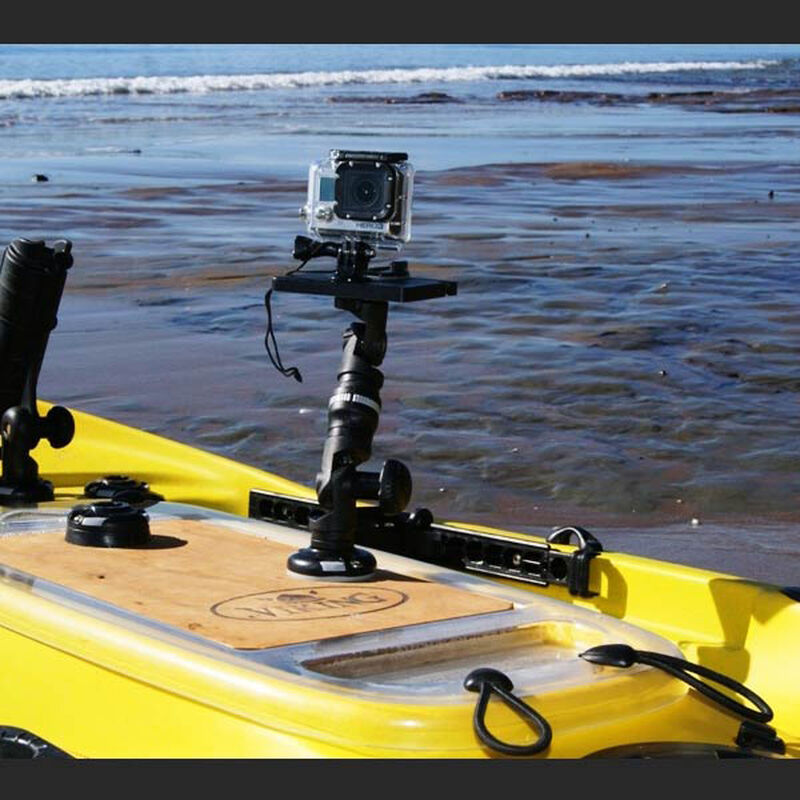 Plateforme railblaza + perche 150mm pour camera / app. photo - Am&eacute;nagement Barque | Pacific P&ecirc;che