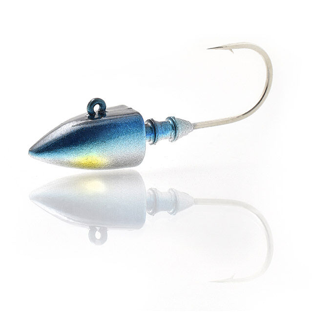 Tête Plombée Bakuree Head 24g - Hameçon N°4/0, Couleur Orange, Pour Pêche Sportive - 2