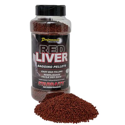 Pellets carpe starbaits red liver bagging pellets 700g - Amorçages | Pacific Pêche