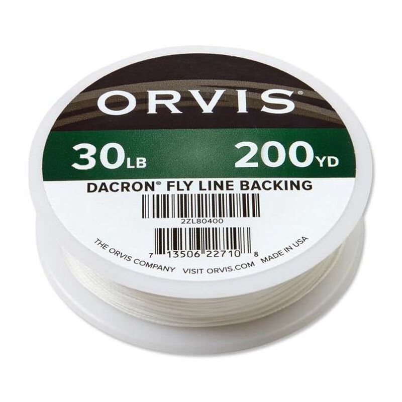 Backing mouche orvis dacron blanc 30 lbs - 180m - Destockage | Pacific Pêche