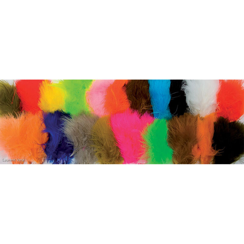 Fly tying plumes marabout jmc (pochette  de 15 &agrave; 20 plumes) - Plumes | Pacific P&ecirc;che