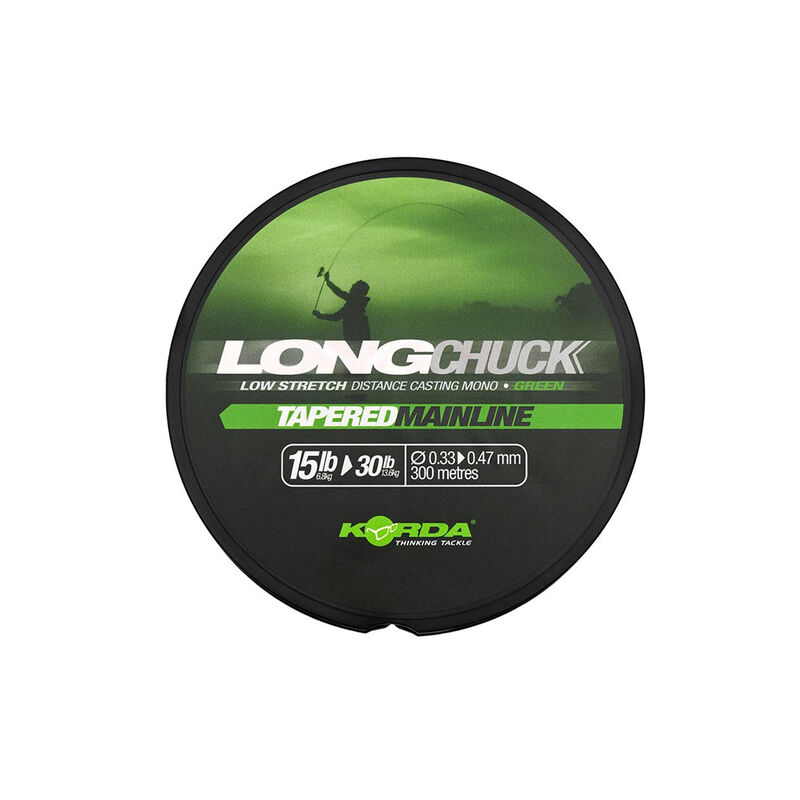 Tresse Korda LongChuck Tapered verte 15-30lb/0.33-0.47mm - Tresse | Pacific P&ecirc;che