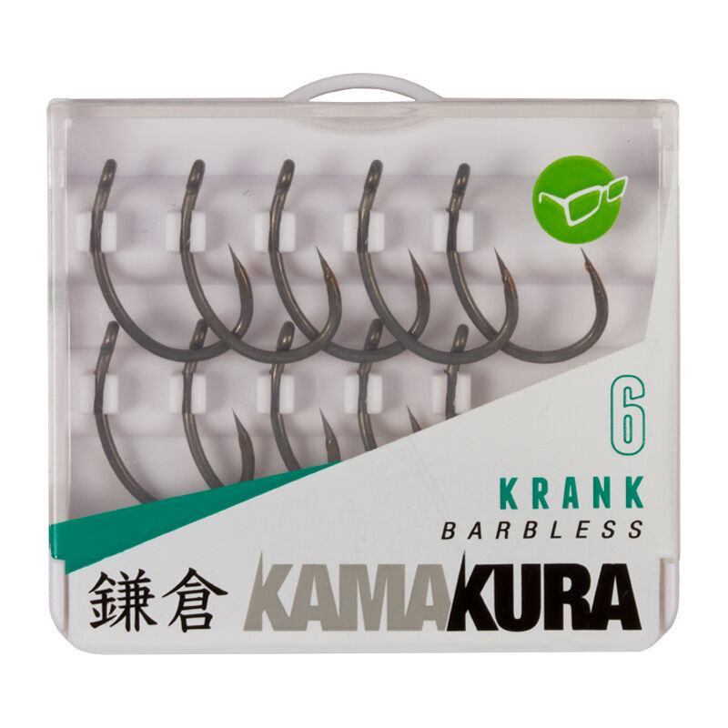 Hameçon carpe korda kamakura krank barbless (x10) - Hameçons | Pacific Pêche