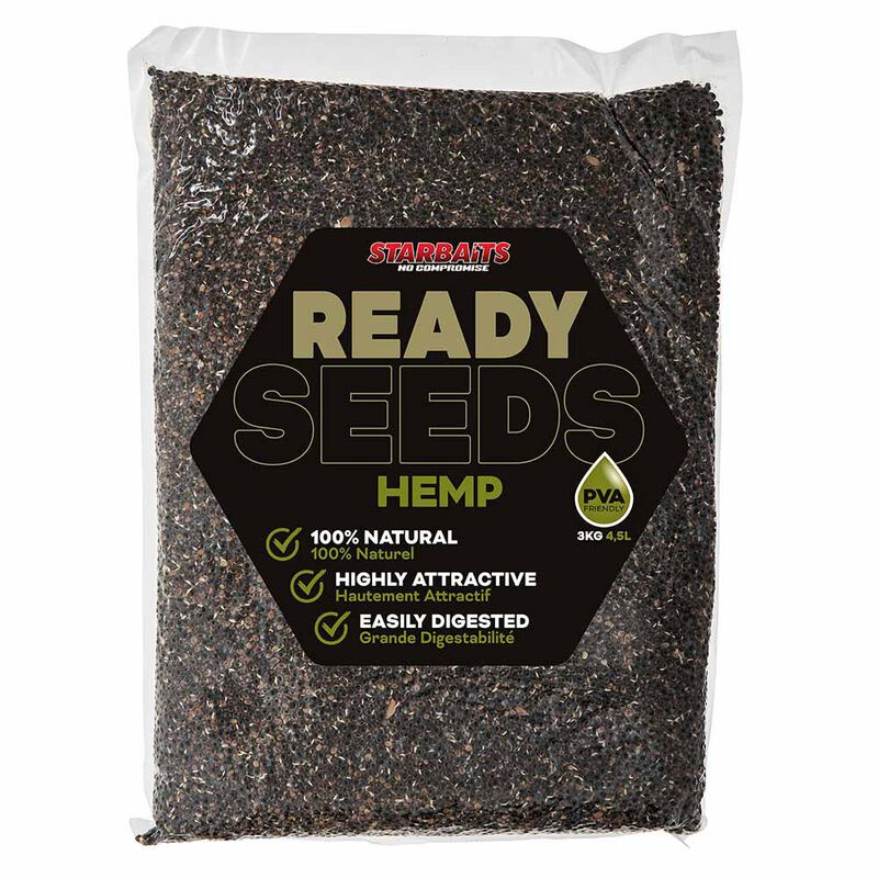 Graines Cuites Starbaits Ready Seed Hemp - Prêtes à l'emploi | Pacific Pêche