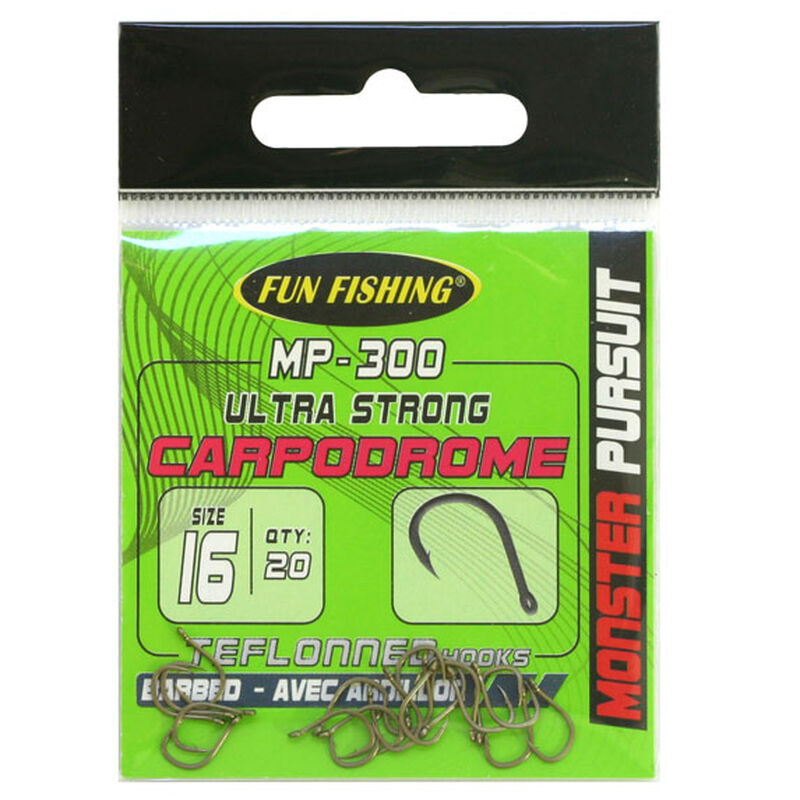 Hameçons coup fun fishing monster pursuit a oeillet avec ardillon mp300 (x20) - Hameçons non Montés à Oeillets | Pacific Pêche