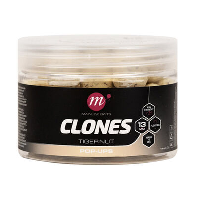 Pop-Ups Mainline Clones Tiger Nut 13mm 150ml - Flottantes | Pacific P&ecirc;che