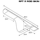 Fourreaux Nash Scope OPS Hi Protect 6ft 2 Rod Skin - Fourreaux | Pacific Pêche