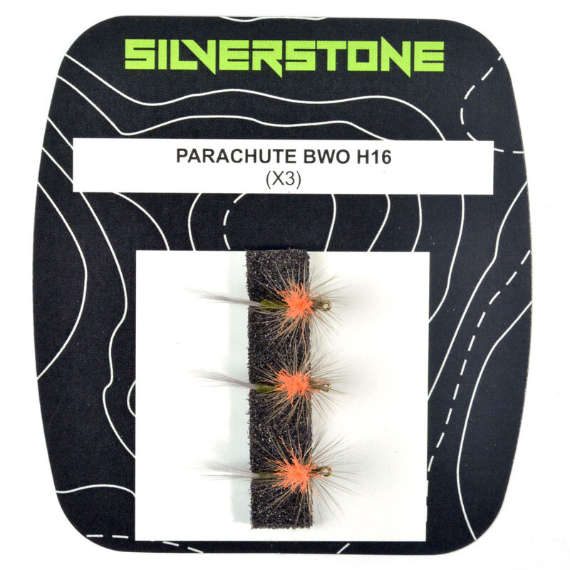 Mouche sèche silverstone parachute bwo h16 (x3) - Sèches | Pacific Pêche