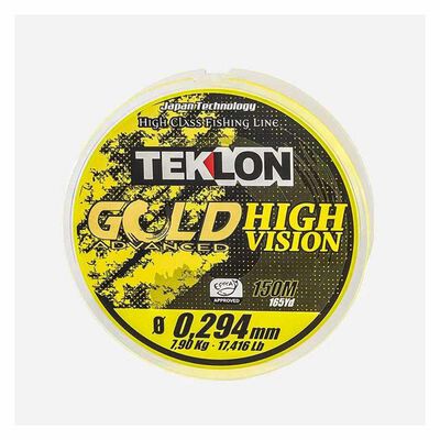 Monofilament Teklon Gold Advanced High Vision 150m - Fils-nylons | Pacific P&ecirc;che
